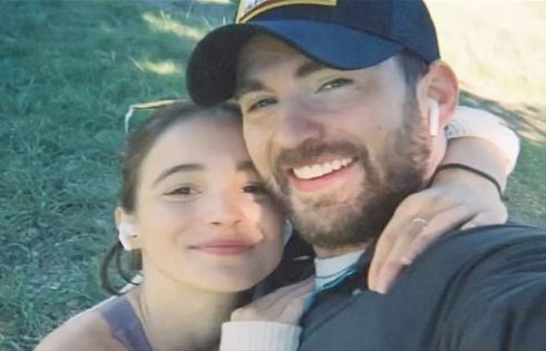 Chris Evans and Alba Baptista